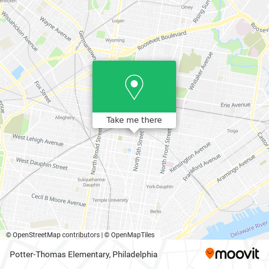 Mapa de Potter-Thomas Elementary