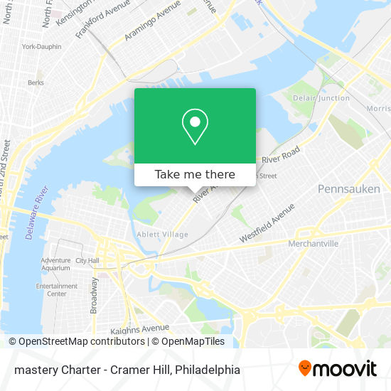 mastery Charter - Cramer Hill map