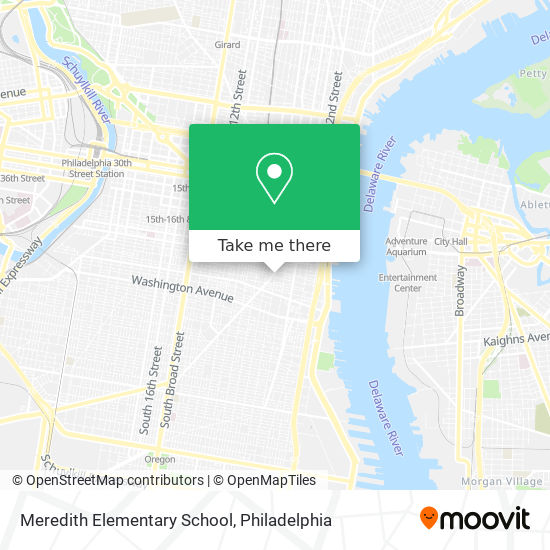 Mapa de Meredith Elementary School