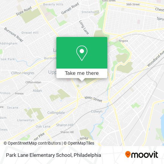 Mapa de Park Lane Elementary School