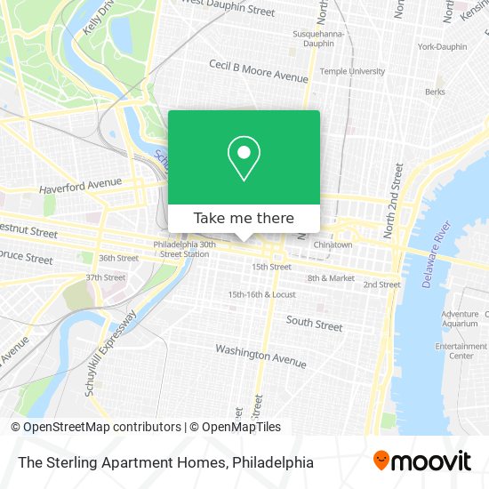 The Sterling Apartment Homes map