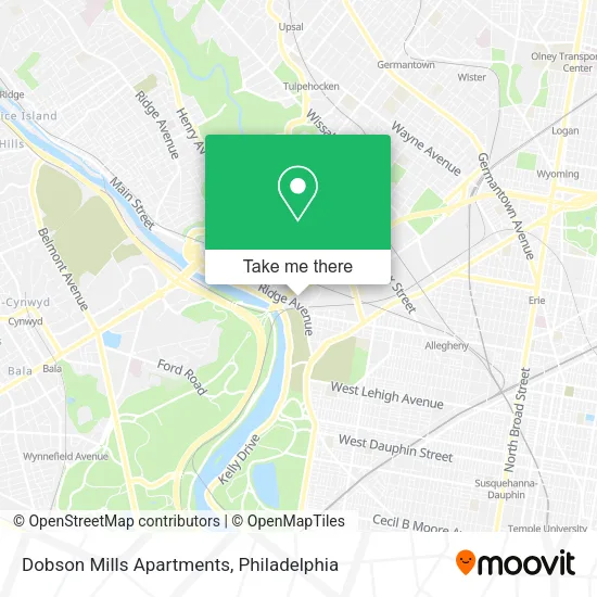 Dobson Mills Apartments map
