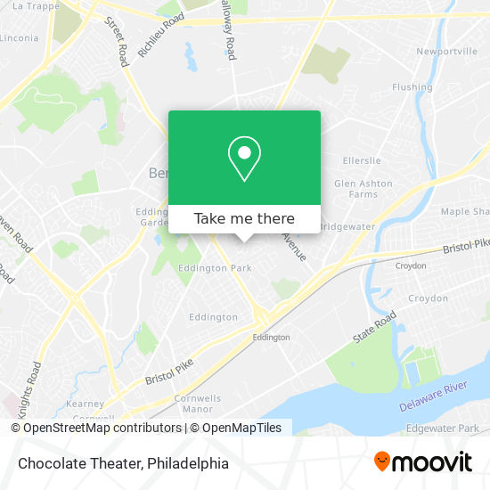Chocolate Theater map