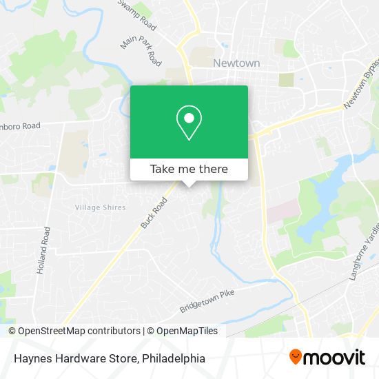 Haynes Hardware Store map