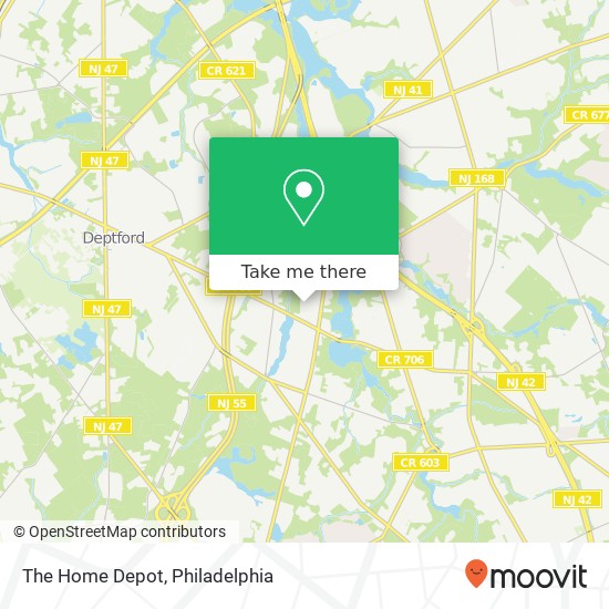 The Home Depot map