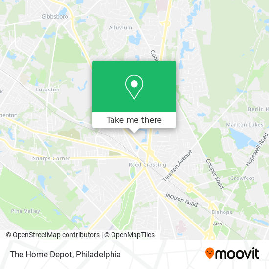 The Home Depot map