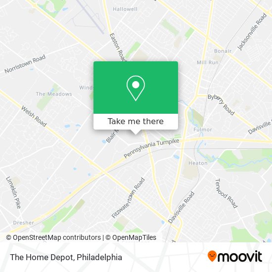 Mapa de The Home Depot