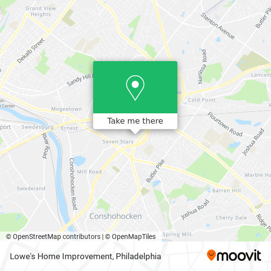 Lowe's Home Improvement map