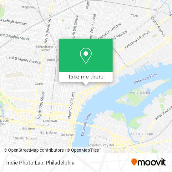 Mapa de Indie Photo Lab