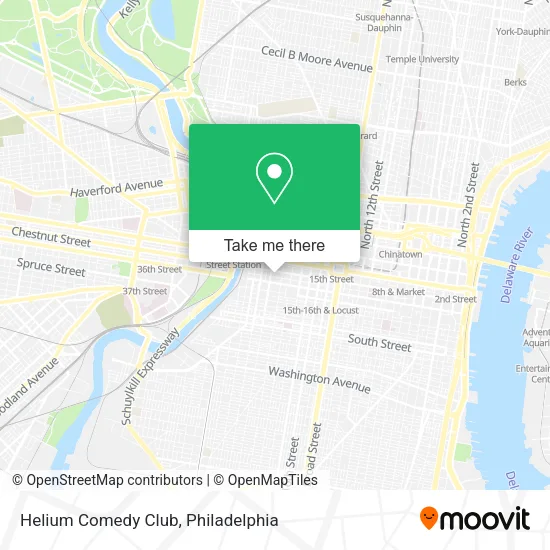 Helium Comedy Club map