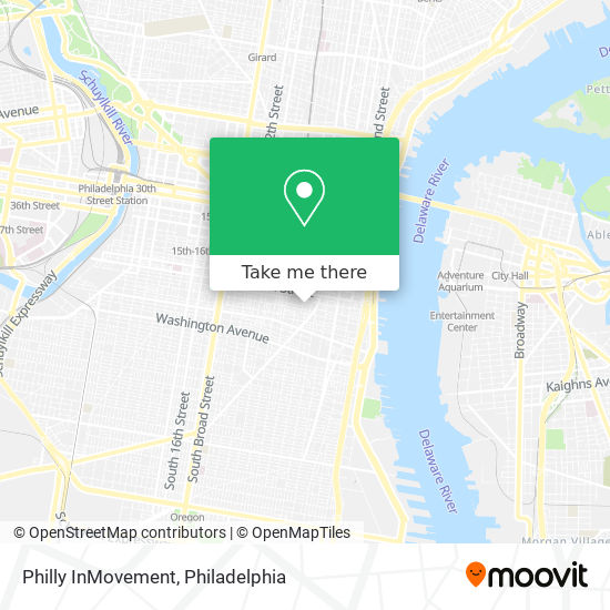 Philly InMovement map