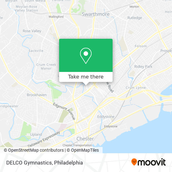 DELCO Gymnastics map
