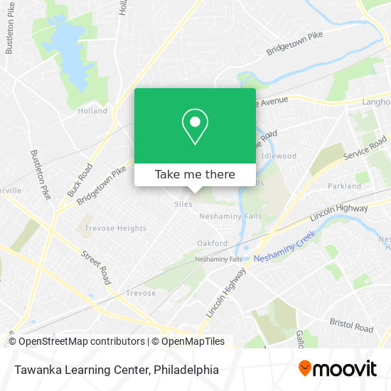 Tawanka Learning Center map