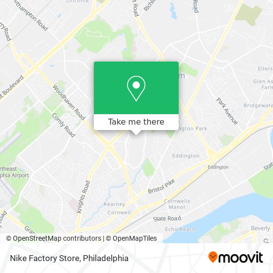 Ballena barba tenis Física Cómo llegar a Nike Factory Store en Philadelphia en Autobús, Tren ligero,  Tren o Metro?