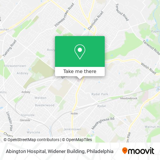 How to get to Abington Hospital, Widener Building by Bus, Train or ...
