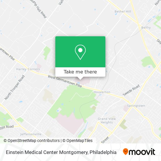 Einstein Medical Center Montgomery map