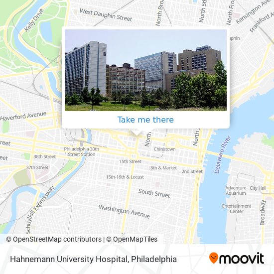 Mapa de Hahnemann University Hospital