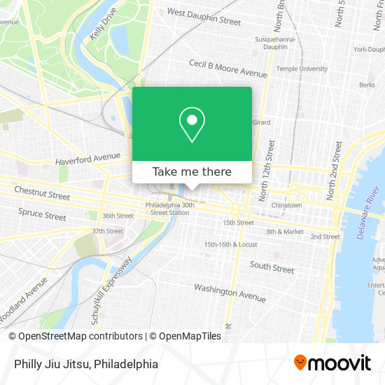 Philly Jiu Jitsu map