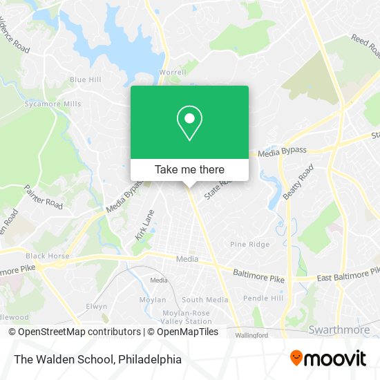 Mapa de The Walden School