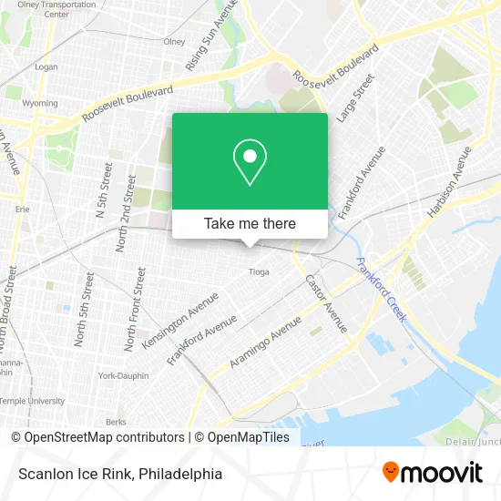 Scanlon Ice Rink map