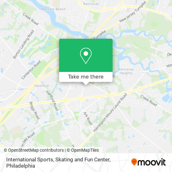 International Sports, Skating and Fun Center map