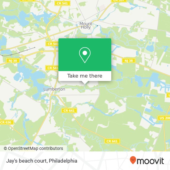 Mapa de Jay's beach court