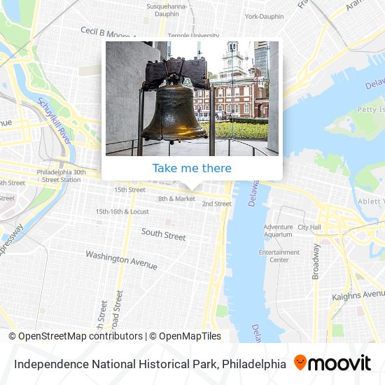 Independence National Historical Park map