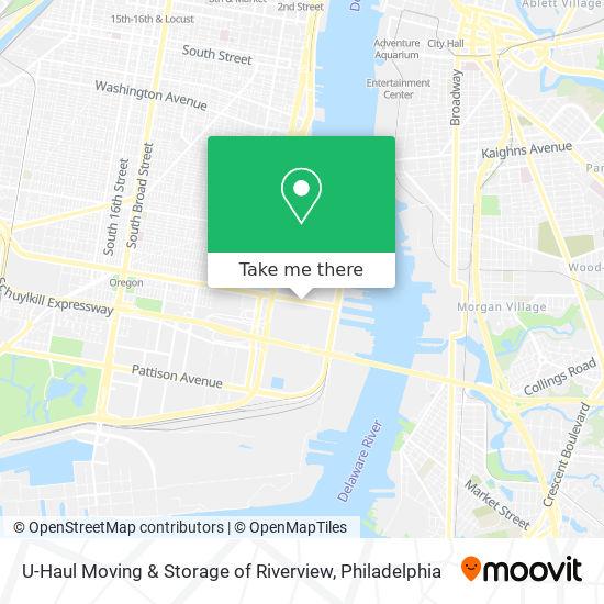 Mapa de U-Haul Moving & Storage of Riverview