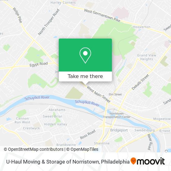 Mapa de U-Haul Moving & Storage of Norristown