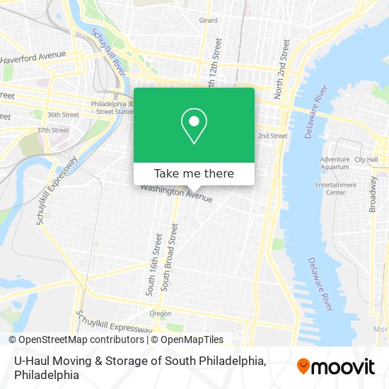 U-Haul Moving & Storage of South Philadelphia map