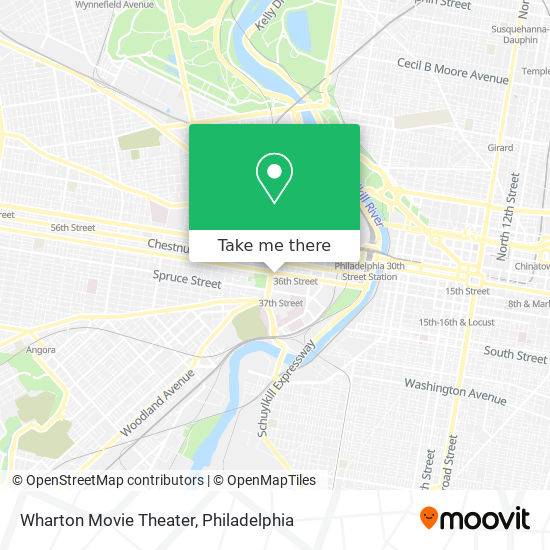 Mapa de Wharton Movie Theater