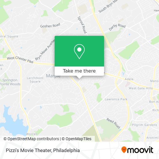 Pizzi's Movie Theater map