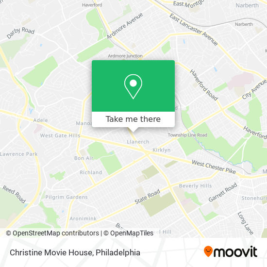 Christine Movie House map