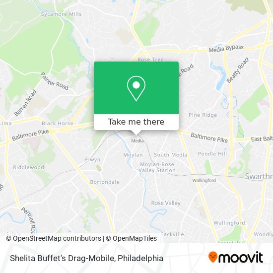 Shelita Buffet's Drag-Mobile map