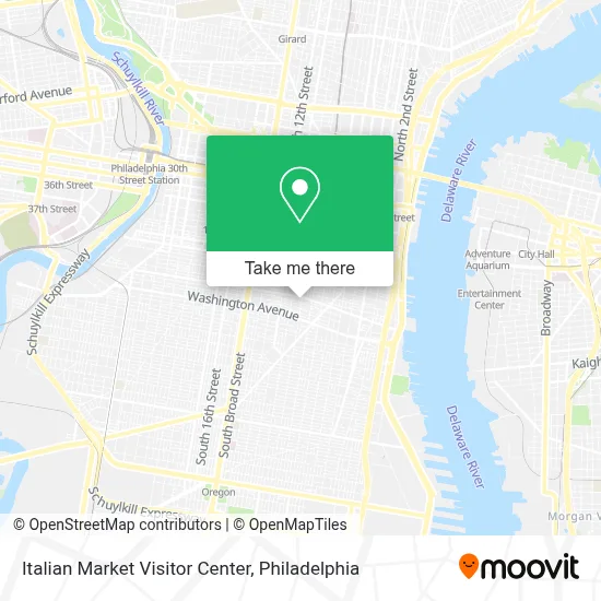 Italian Market Visitor Center map