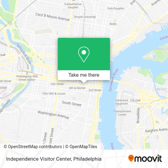 Independence Visitor Center map