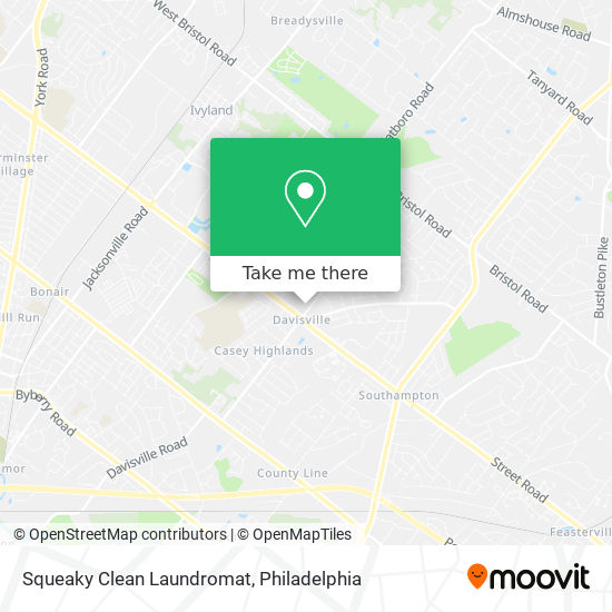 Mapa de Squeaky Clean Laundromat
