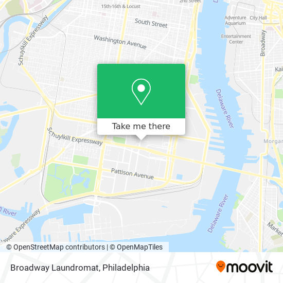 Broadway Laundromat map