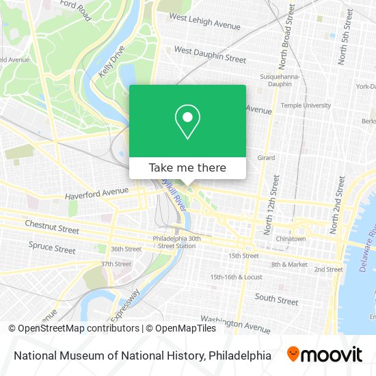 National Museum of National History map