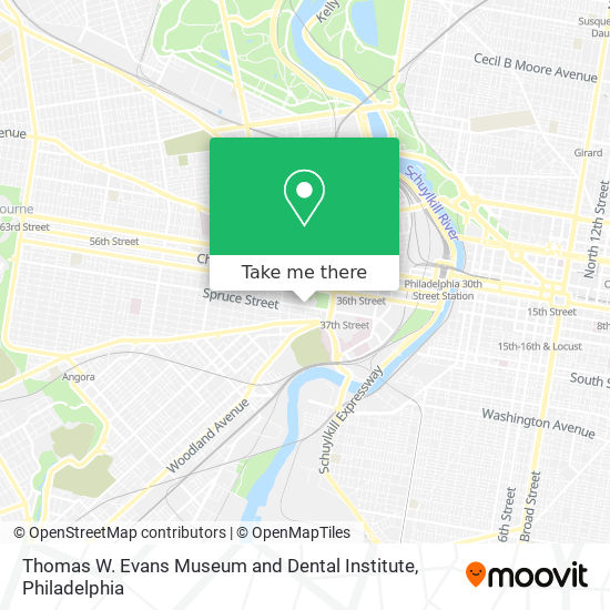 Thomas W. Evans Museum and Dental Institute map