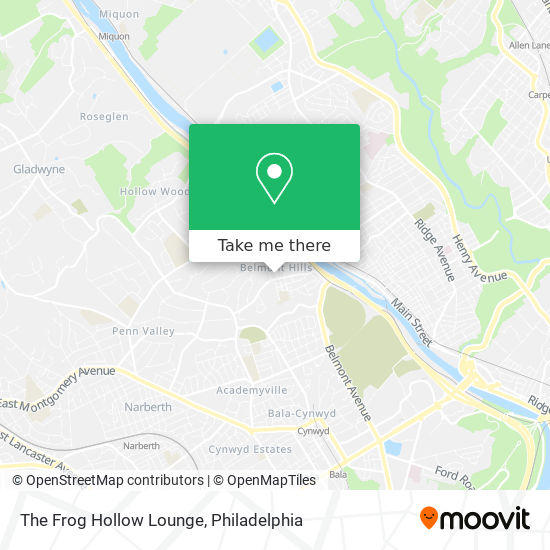 Mapa de The Frog Hollow Lounge