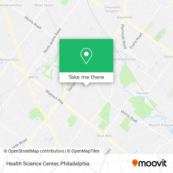 Mapa de Health Science Center