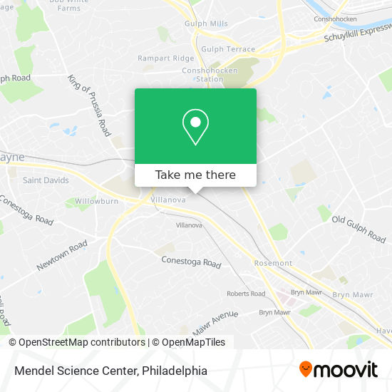 Mendel Science Center map