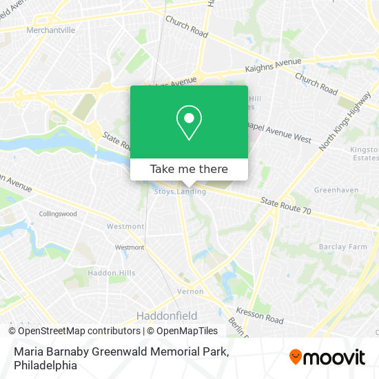 Maria Barnaby Greenwald Memorial Park map
