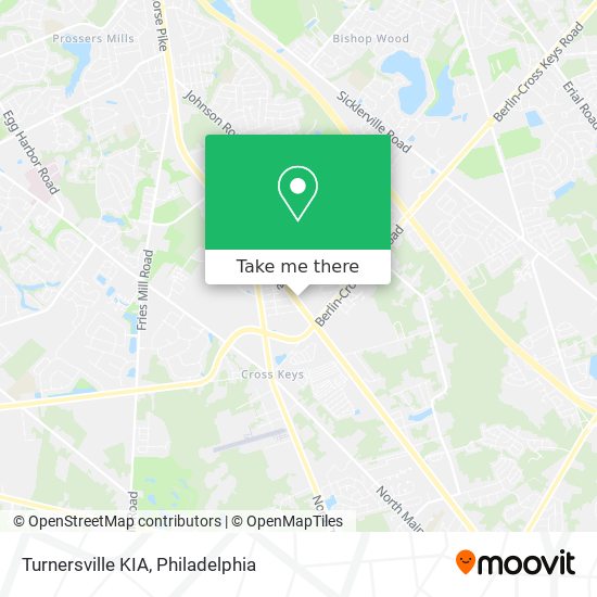 Turnersville KIA map