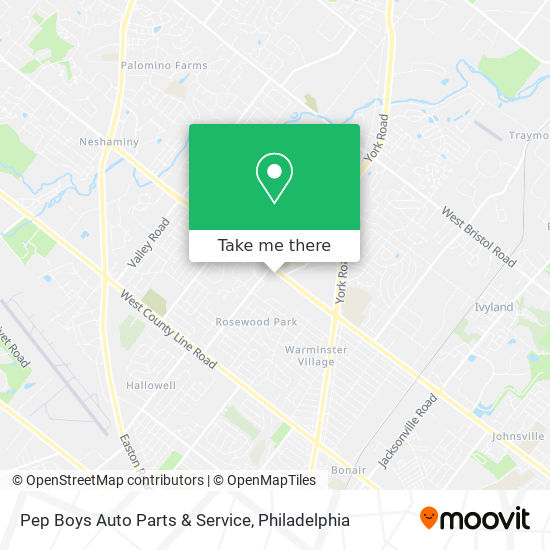 Mapa de Pep Boys Auto Parts & Service