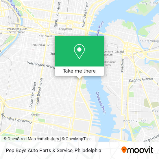 Mapa de Pep Boys Auto Parts & Service