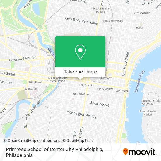 Primrose School of Center City Philadelphia map