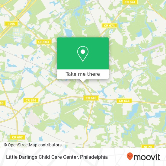 Mapa de Little Darlings Child Care Center