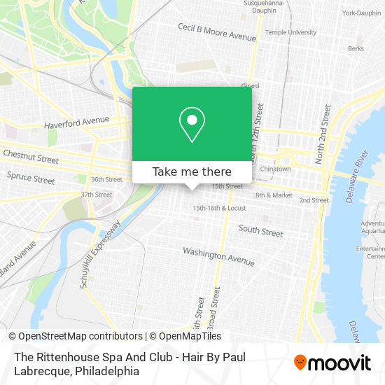 The Rittenhouse Spa And Club - Hair By Paul Labrecque map